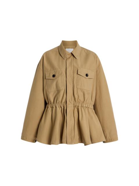 Citizens of Humanity x Bloom Farm Exclusive Cinched Cotton Utility Jacket tan