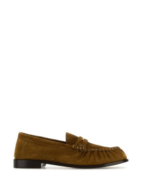 SAINT LAURENT Saint Laurent Men Camel Suede Le Loafer Loafers