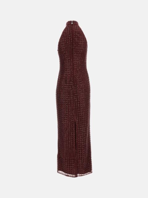 ROTATE Rotate Women Beaded Maxi Dress