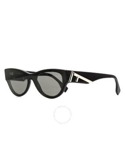 FENDI Fendi Smoke Cat Eye Ladies Sunglasses FE40135I 01A 135