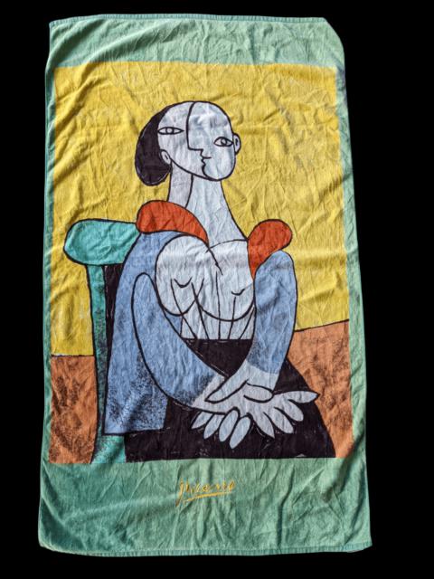 Vintage 90s art Picasso multicolor adult size