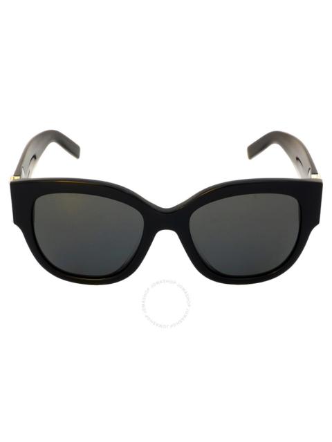 SAINT LAURENT Saint Laurent Grey Round Ladies Sunglasses SL M95/F 005 56