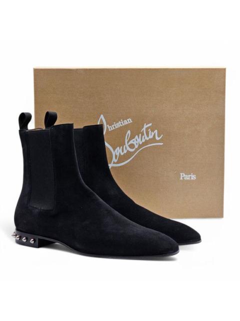 Christian Louboutin Christian Louboutin So Roadie Flat Suede Boots – Black – EU 41.5 / US 8.5 $1195