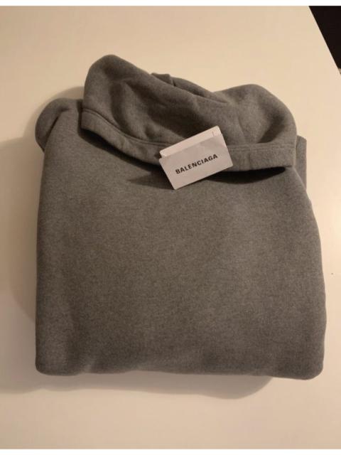 BALENCIAGA EU48 Balenciaga Oversize Brushed Molleton Heather Grey