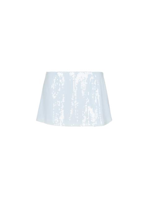 miaou MICRO MINI SKIRT - GLACIER
