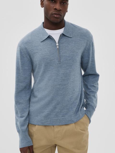 OFFICINE GÉNÉRALE Bene Zip Wool Polo