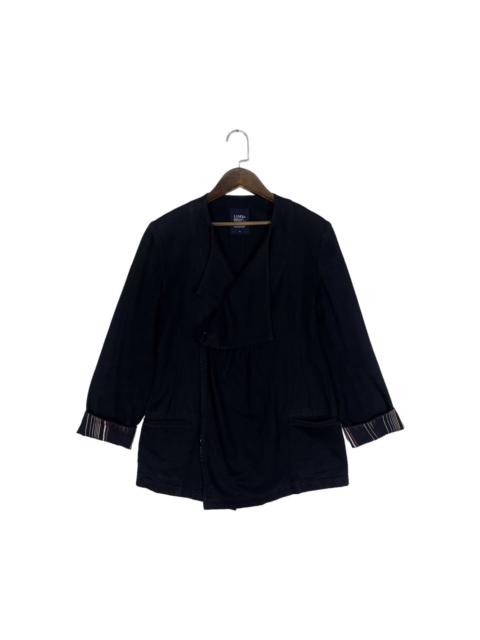 Yohji Yamamoto Limi Feu Snap Button Flowing Cotton Jacket
