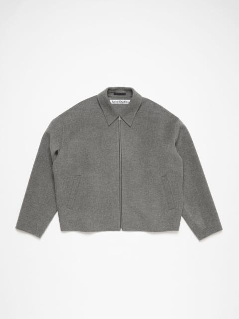 Acne Studios Wool zipper jacket - Grey Melange