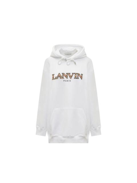 Lanvin Lanvin Oversized Logo Hoodie Sweatshirt Women
