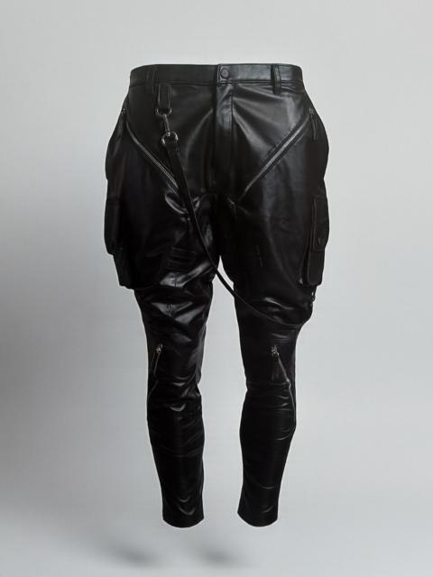 Other Designers ARAHANT MAGI 'Desolation' Black Leather Trousers