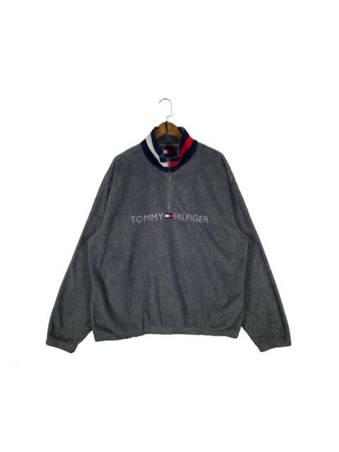 Other Designers Vintage Tommy Hilfiger Quater Zip Fleece Pullover