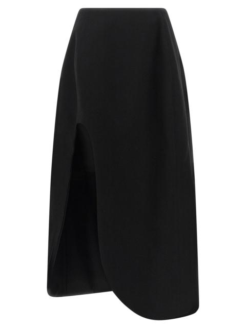 Jil Sander Jil Sander Women 'Skirt 158' Slit Skirt