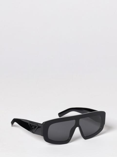 Prada Prada Women Prada Acetate Shield Sunglasses With Colored Lenses