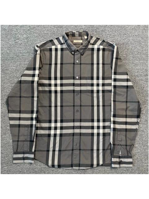 Burberry Burberry Gray Check Shirt