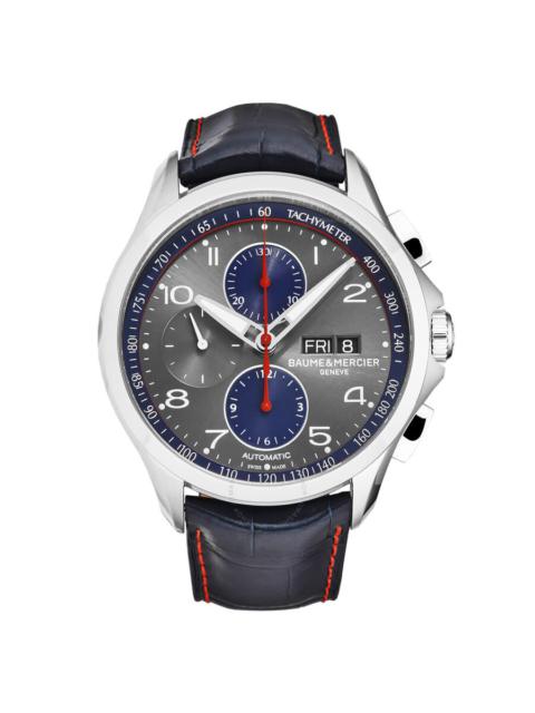 Other Designers Baume Et Mercier - Baume et Mercier Clifton Chronograph Automatic Grey Dial Men's Watch M0A10370