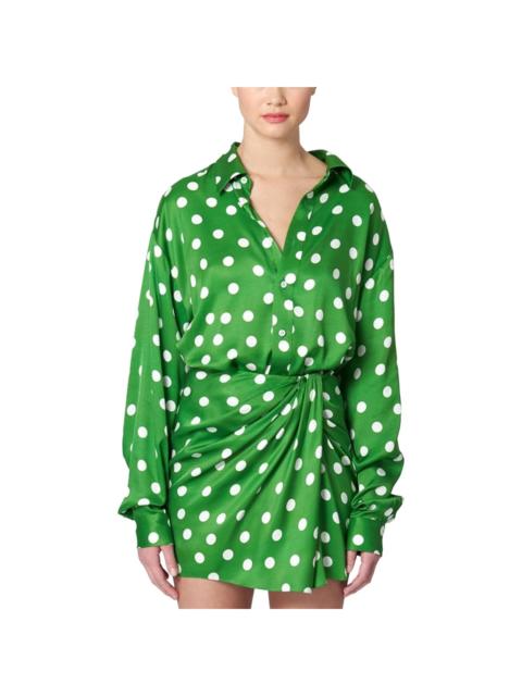 CAROLINA HERRERA Carolina Herrera Sarong Mini Silk-Blend Wrap Skirt