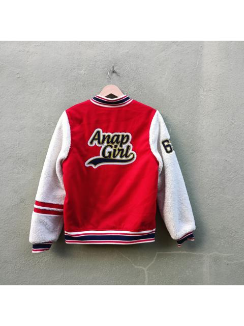 Japanese Brand - Anap Girl Varsity jacket