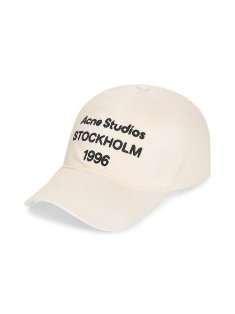 Acne Studios Acne Studios Carliy 1996 Baseball Hat in Dusty White at Nordstrom