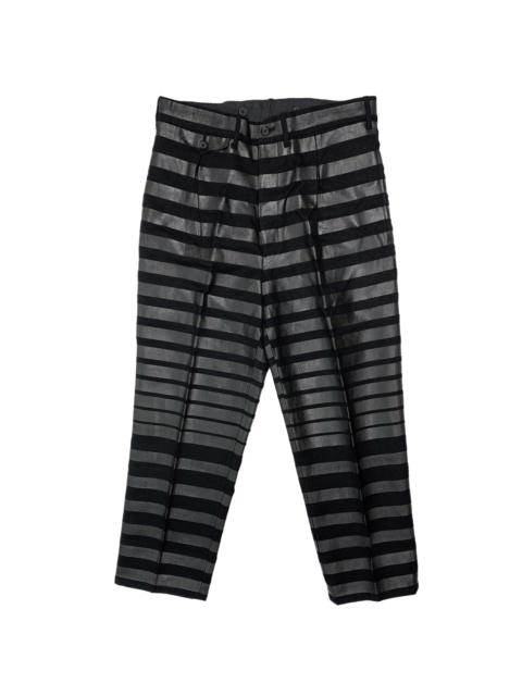 Yohji Yamamoto AW95 Striped Wool Prisoner Pants