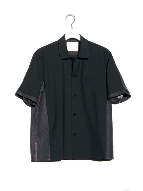 sacai Suiting x Denim Shirt