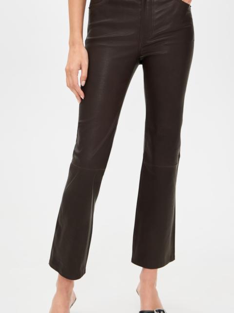 FRAME The Leather Reboot Crop Pants