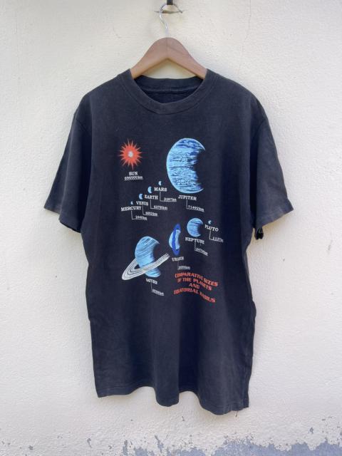 Other Designers Vintage - 90s Astronomic planet Distance shirt