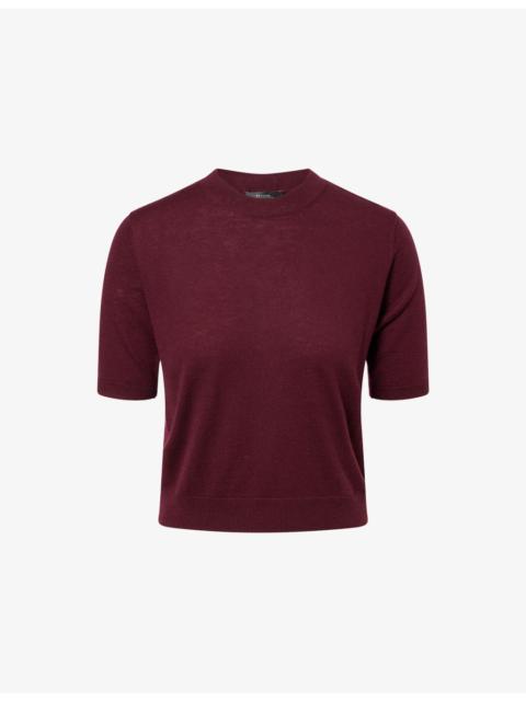 WEEKEND Max Mara Marea Short-Sleeves Wool And Cashmere Top