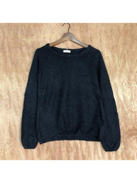 Other Designers Homespun Knitwear - Earth Music & Ecology Plain Blue Knit Sweater