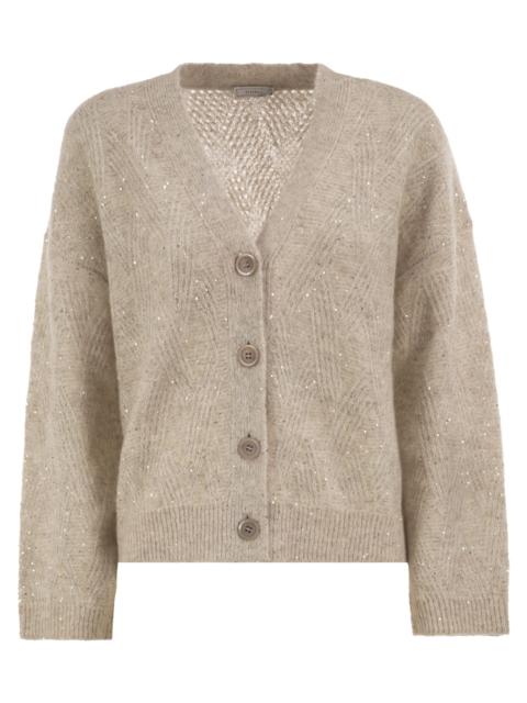PESERICO Peserico Women V-Neck Knitted Cardigan With Sequins