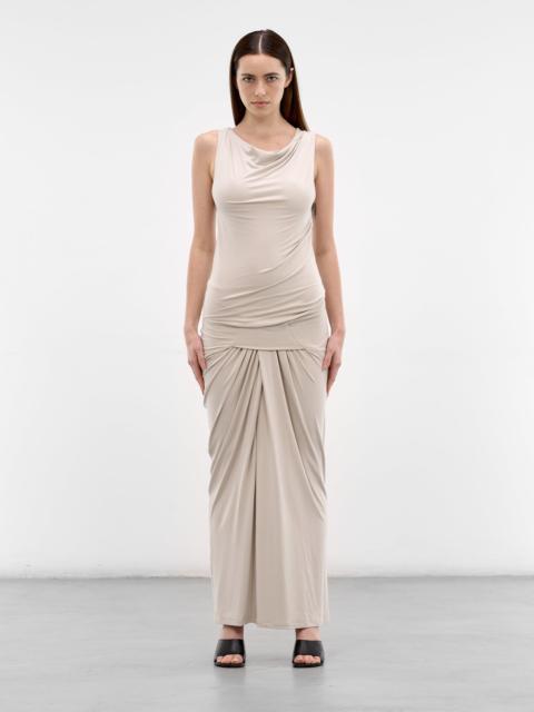entire studios Stone Draped Sleeveless Maxi Dress