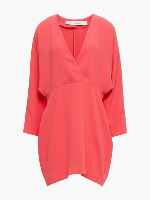 Other Designers Detina wrap-effect crepe mini dress