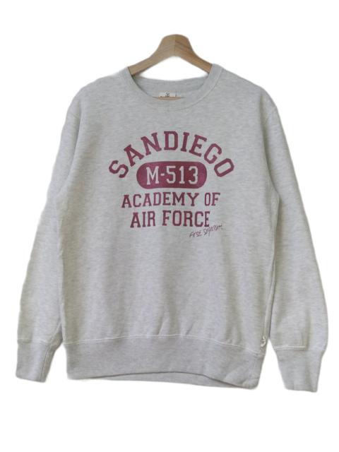 Other Designers Vintage Discus Athletic Air Force Pullover Sweatshirt