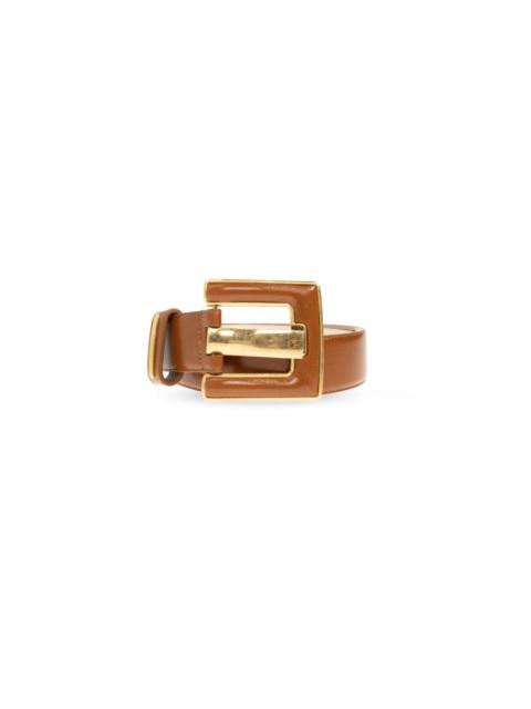 Balmain BALMAIN Anthem Leather Belt New & Authentic (Women's size:85