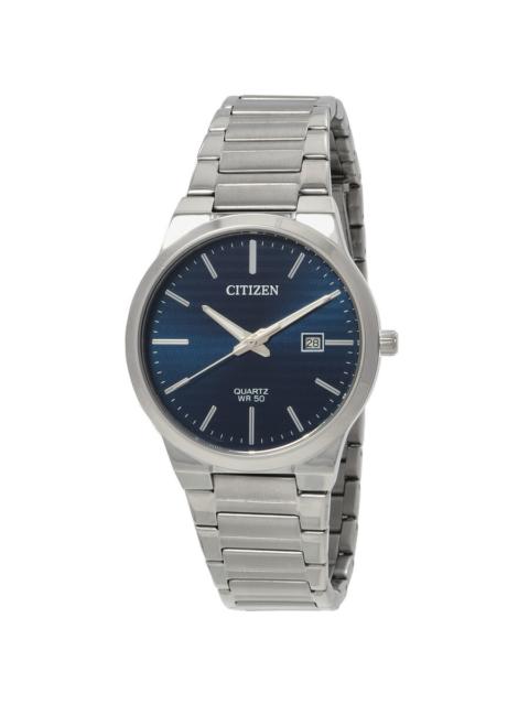 Other Designers Citizen Quartz Blue Dial Stainless Steel Men's Watch BI5060-51L