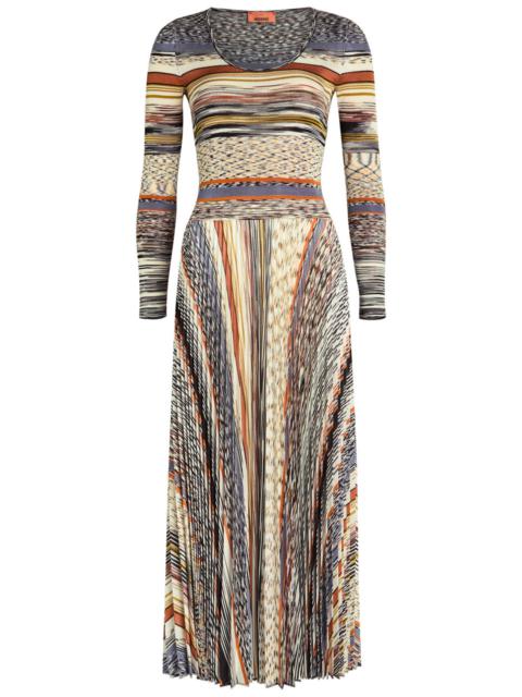 Missoni Missoni Striped Fine-knit Midi Dress