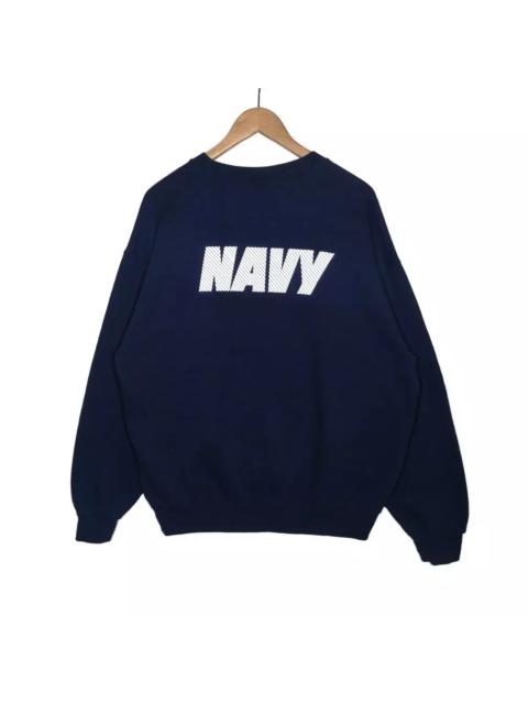 Other Designers Vintage - Vintage Navy crewneck us army Sweatshirt big logo