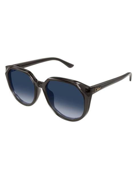 Chloé Chloe Blue Gradien Geometric Ladies Sunglasses CH0291SK 001 58