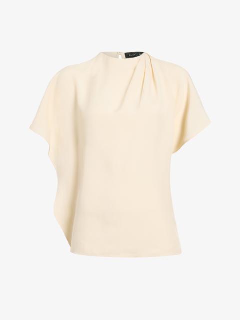 Proenza Schouler Etta Top in Hammered Viscose