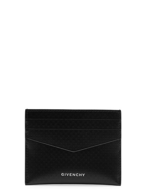Givenchy Logo Glossed Leather Card Holder
