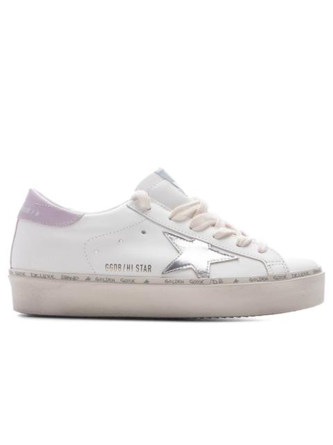 Golden Goose WOMEN'S HI STAR - WHITE/SILVER/LILAC