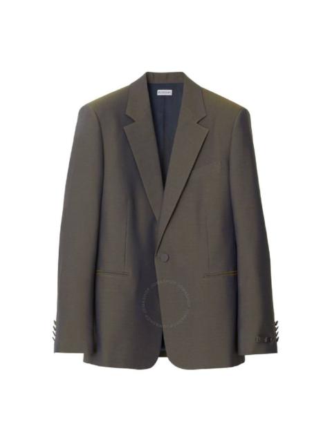 Burberry Iridescent-Effect Wool Blazer