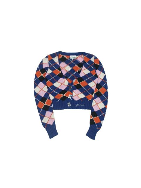 GANNI *NoTariff Ganni Argyle Cardigan