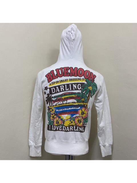 Other Designers Designer - BLUE MOON BLUE HOODIE SWEATER