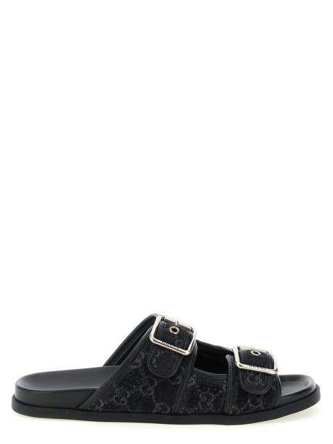 GUCCI Gucci Men Gg Denim Slides