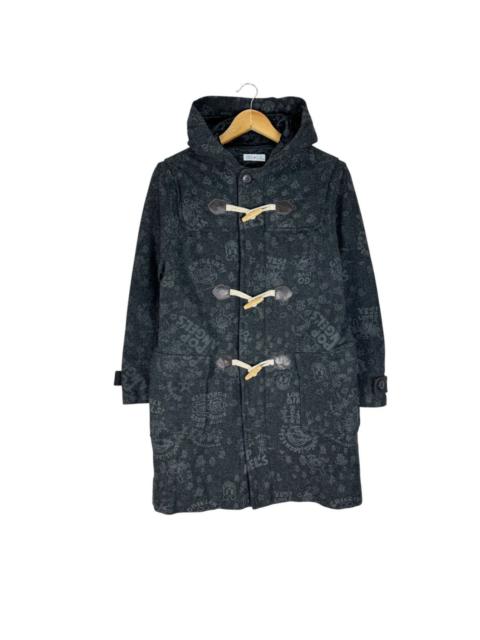 🌟ANGEL BLUE HOODIE DUFFLE COAT JACKET