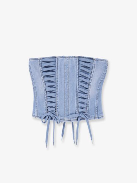 ELISABETTA FRANCHI Elisabetta Franchi Urban Denim Bustier
