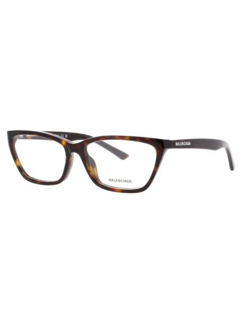 BALENCIAGA Balenciaga Ladies Brown Oval Eyeglass Frames Balenciaga-Bb0406O-002-59