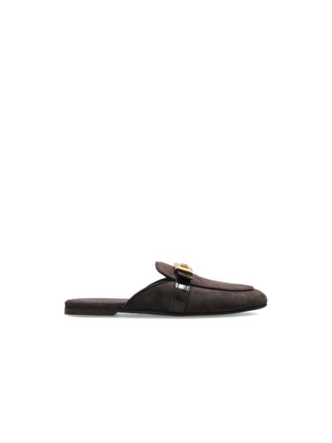 Dolce & Gabbana DOLCE & GABBANA Brown Suede Muels New & Authentic (Women's s