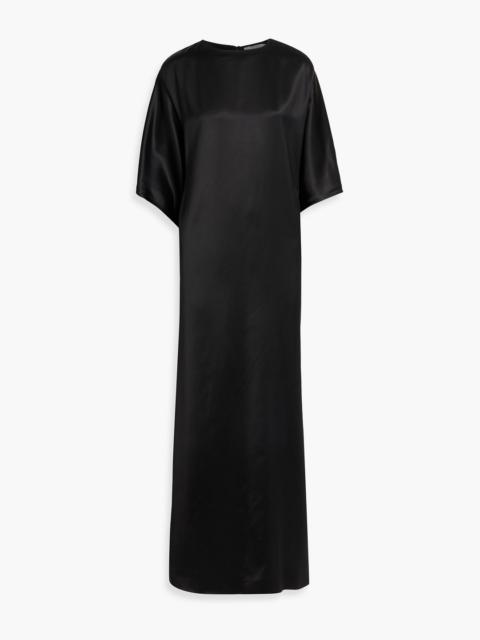FFORME Devora draped satin maxi dress