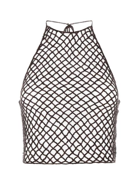 Alaïa Alaia Women Two-Tone Crochet Top